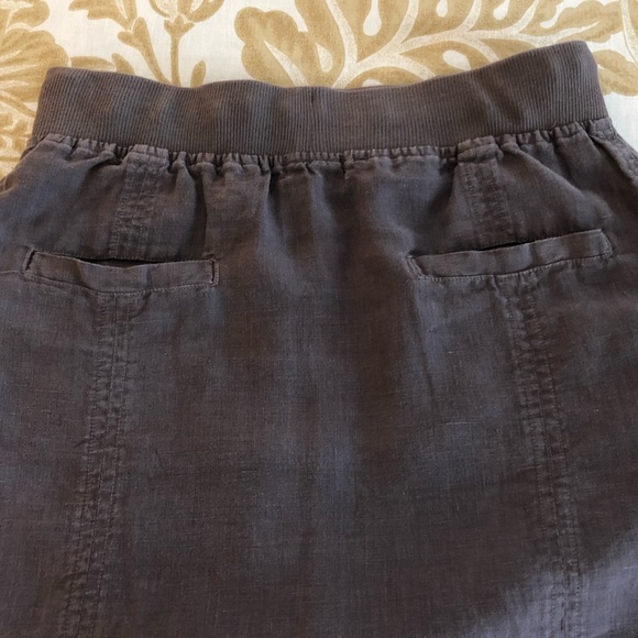 Allen Allen Linen Skirt - Picture 3 of 7